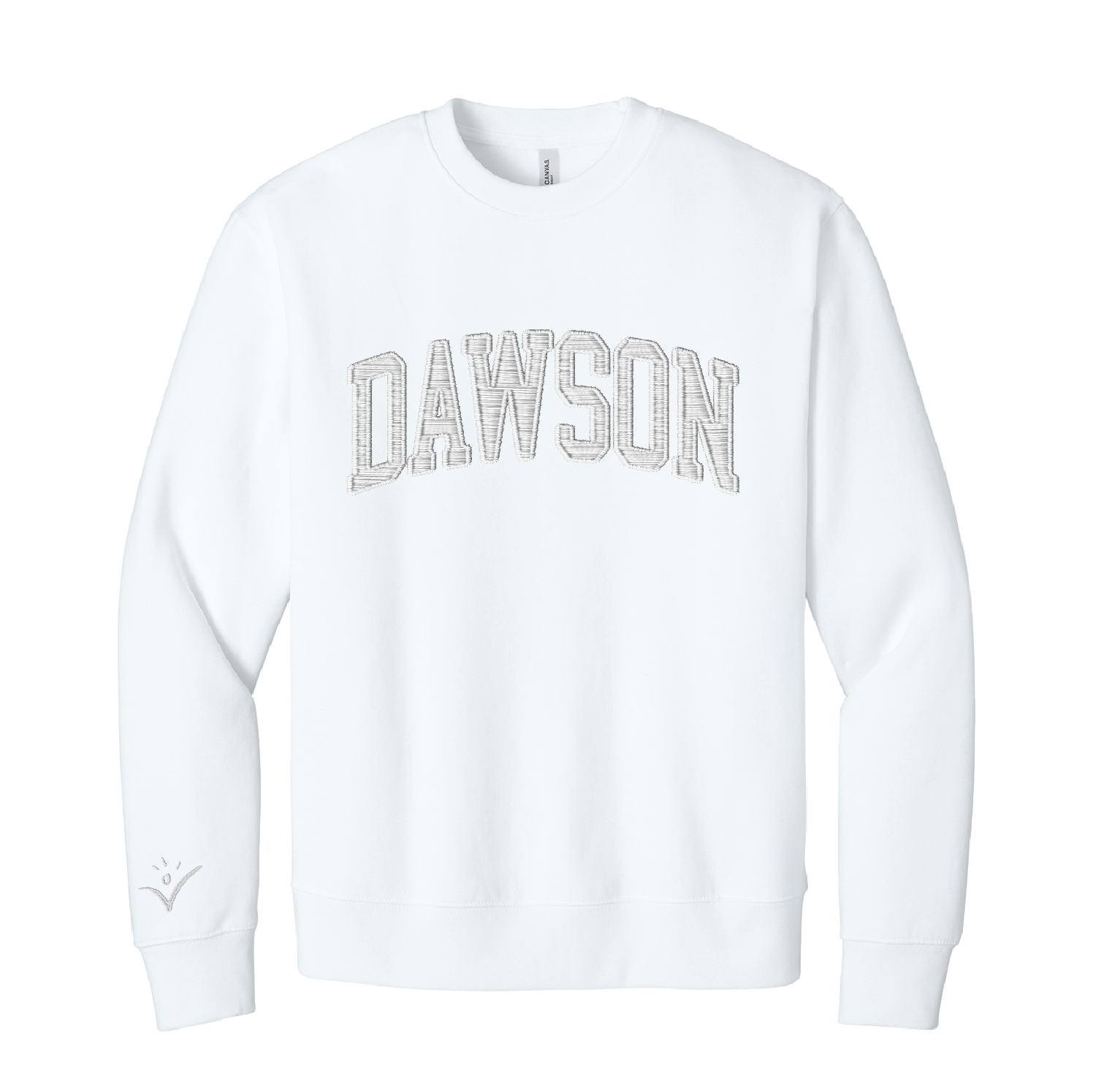 Alexander Dawson - Embroidered "DAWSON" Crewneck - White